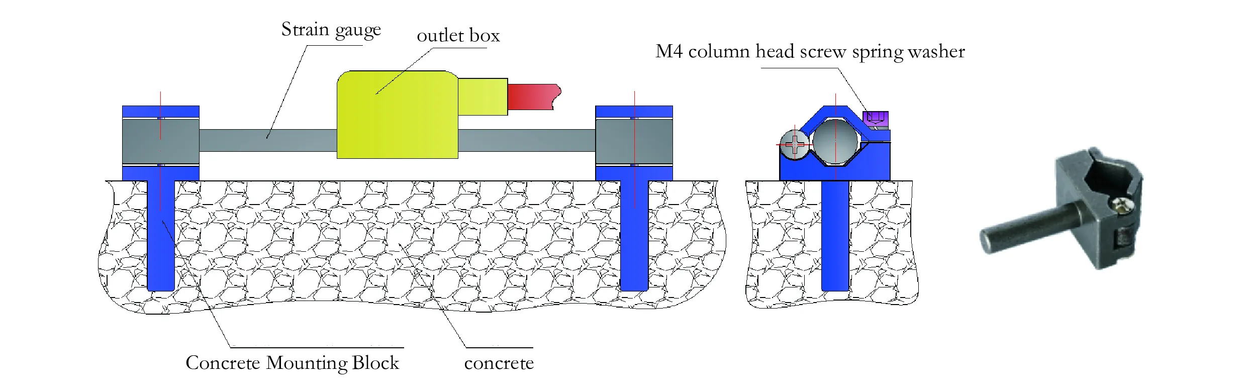 Intelligens vibrációs huzal nyúlásmérő (felületi modell) JMZX-212HAT/HB 9. kép