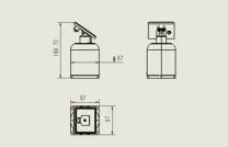 Integrált dőlésmérő JMQJ-7315RTU 6. kép