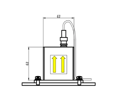 Gyorsulásmérő (egytengelyes) JMCZ-2081 6. kép